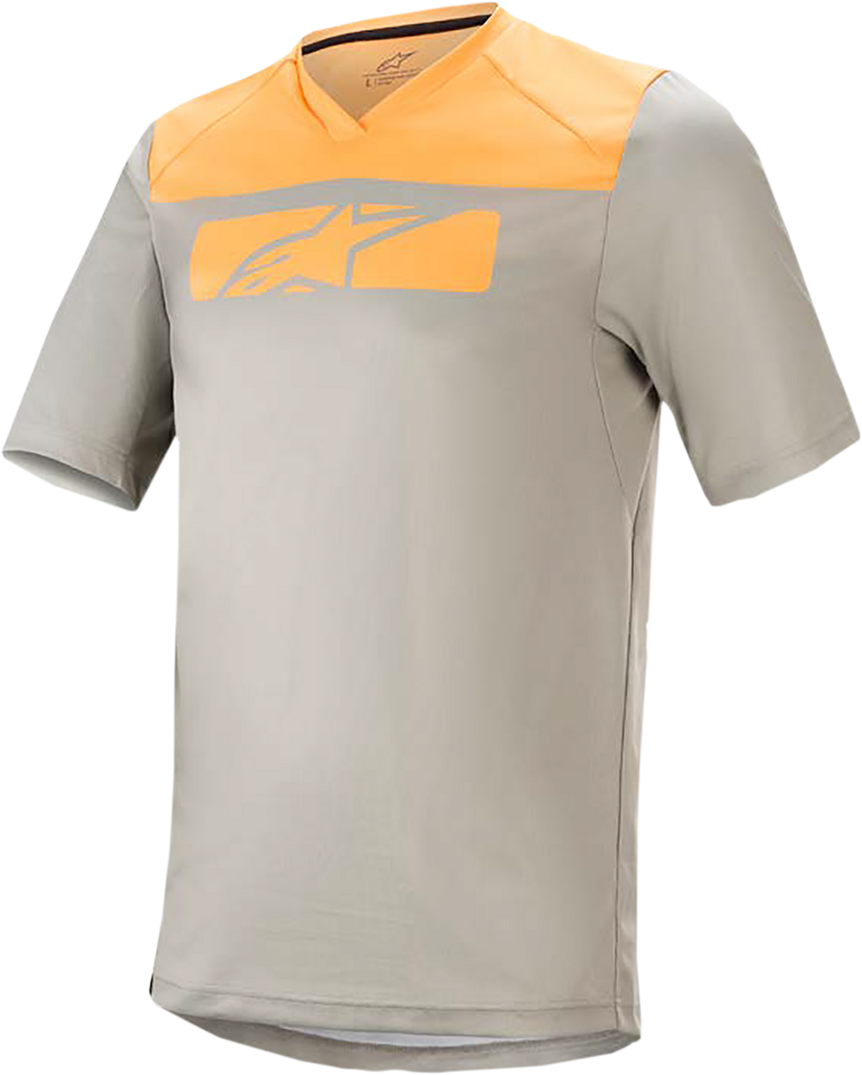 ALPINESTARS Drop 4.0 Jersey - Short-Sleeve - Gray/Orange - XL 1766220-6004-XL