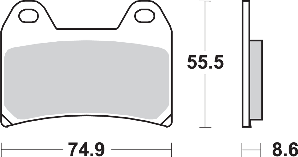 SBS HF Brake Pads 706HF