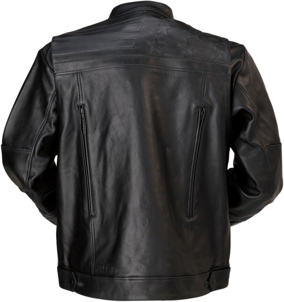 Z1R Deagle Leather Jacket - Black - 4XL 2810-3763