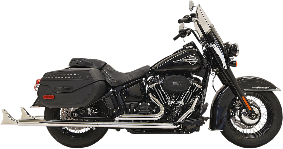 BASSANI XHAUST Fishtail Exhaust without Baffle - 36" 1S86E-36