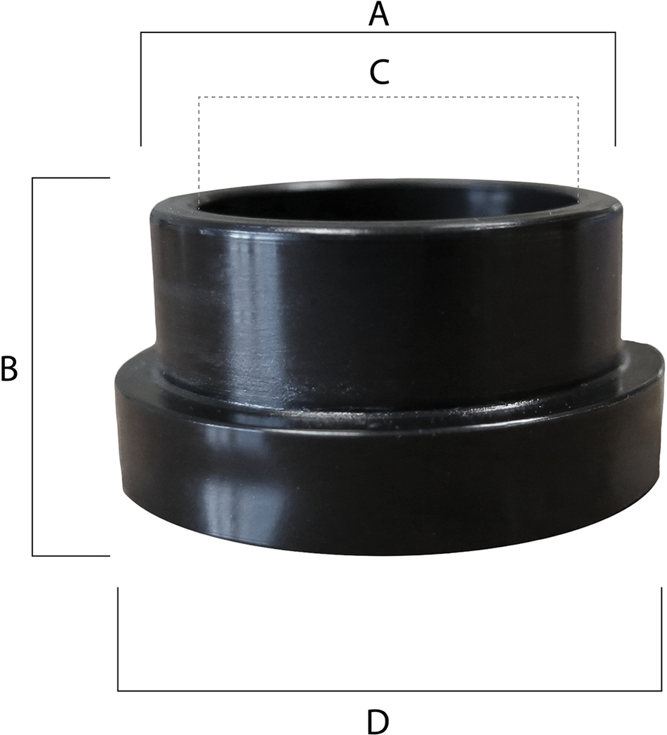 EPI Shock Bushing - 1.005" OD x 0.51" H x 0.828" ID x 1.2" Flange OD - 2-Pack EPISB403