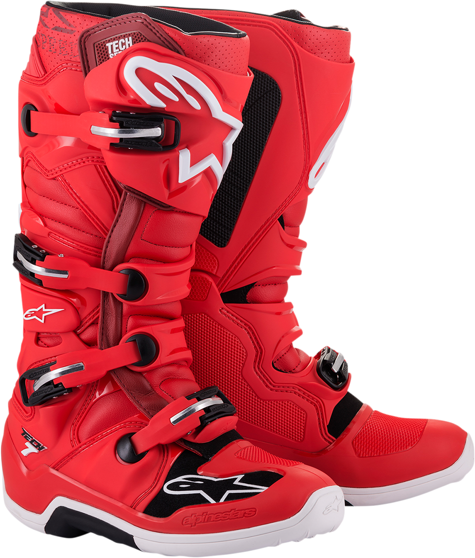 Botas ALPINESTARS Tech 7 - Rojo - US 12 2012014-30-12