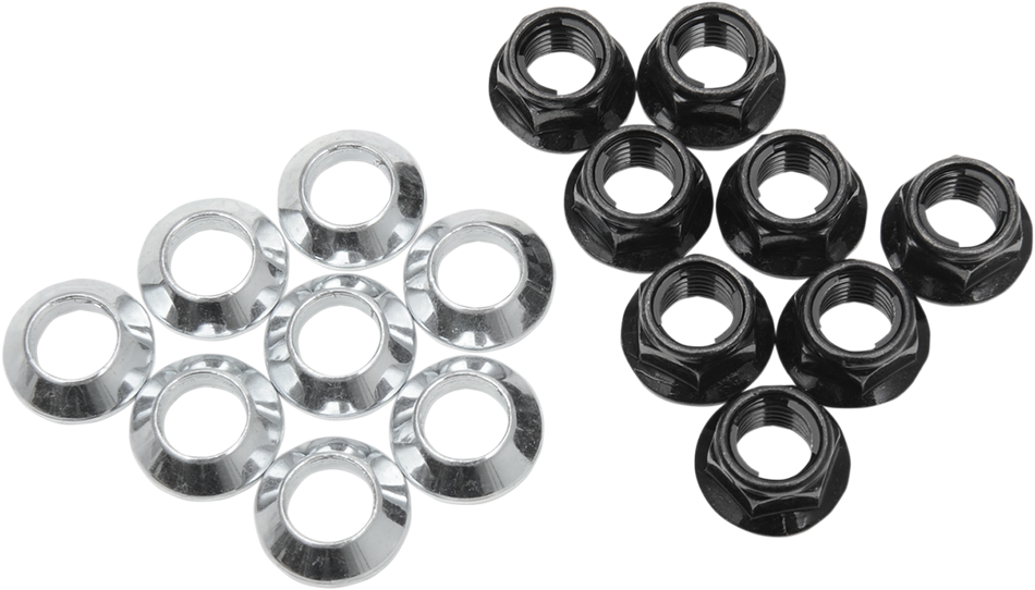 BOLT Nut Lug Lock - Black - 8-Pack 2005-LUG.B