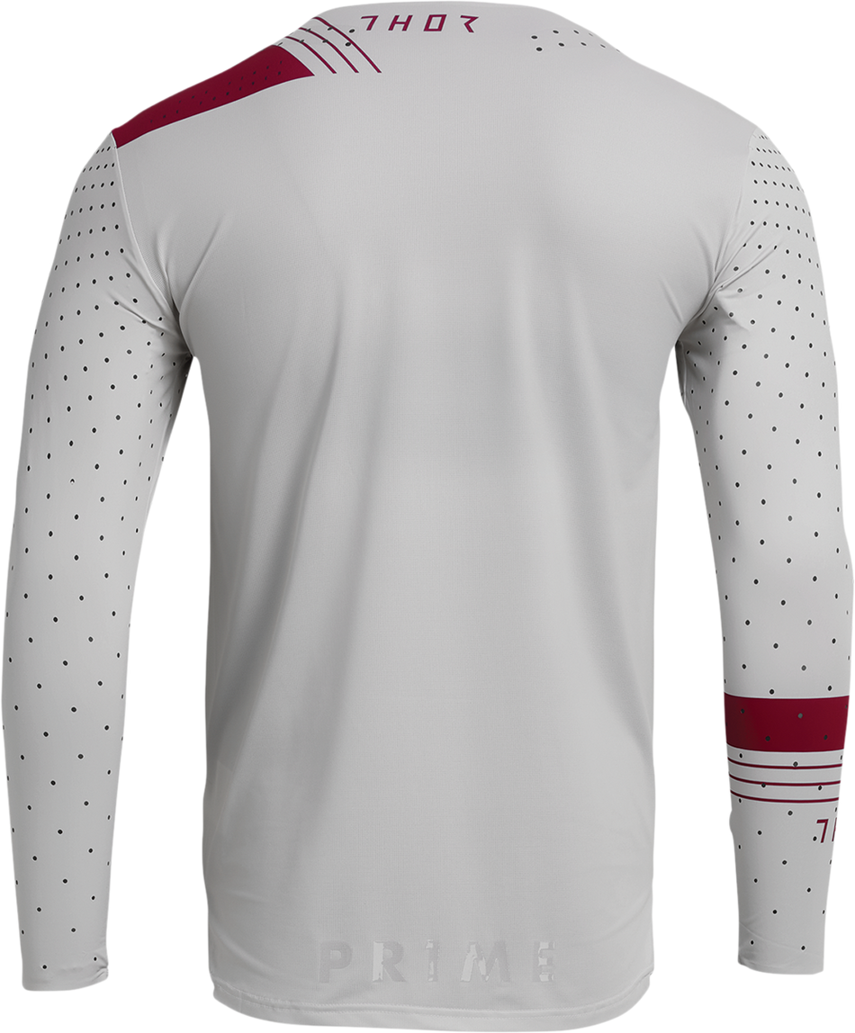 THOR Prime Strike Jersey - White/Maroon - Small 2910-6940