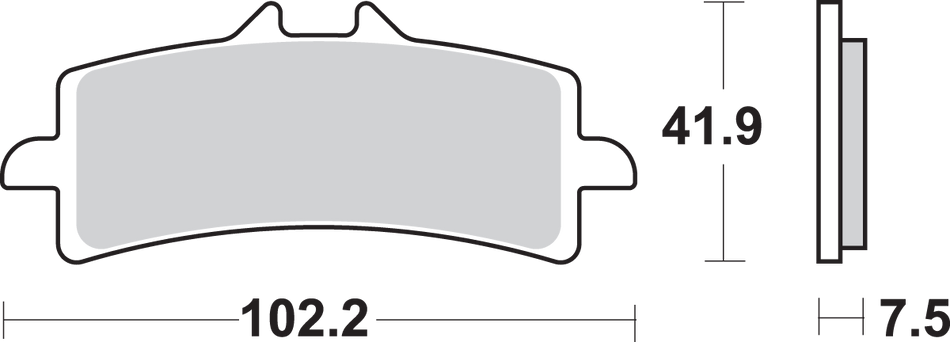 SBS HS Brake Pads - 841HS 841HS