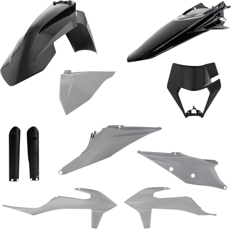 ACERBIS Full Replacement Body Kit - Gray/Black 2791541001