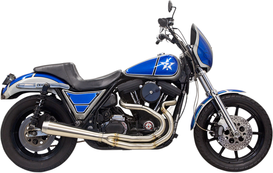 BASSANI XHAUST High Horsepower 2:1 Exhaust - Stainless Steel 1FXR2SS