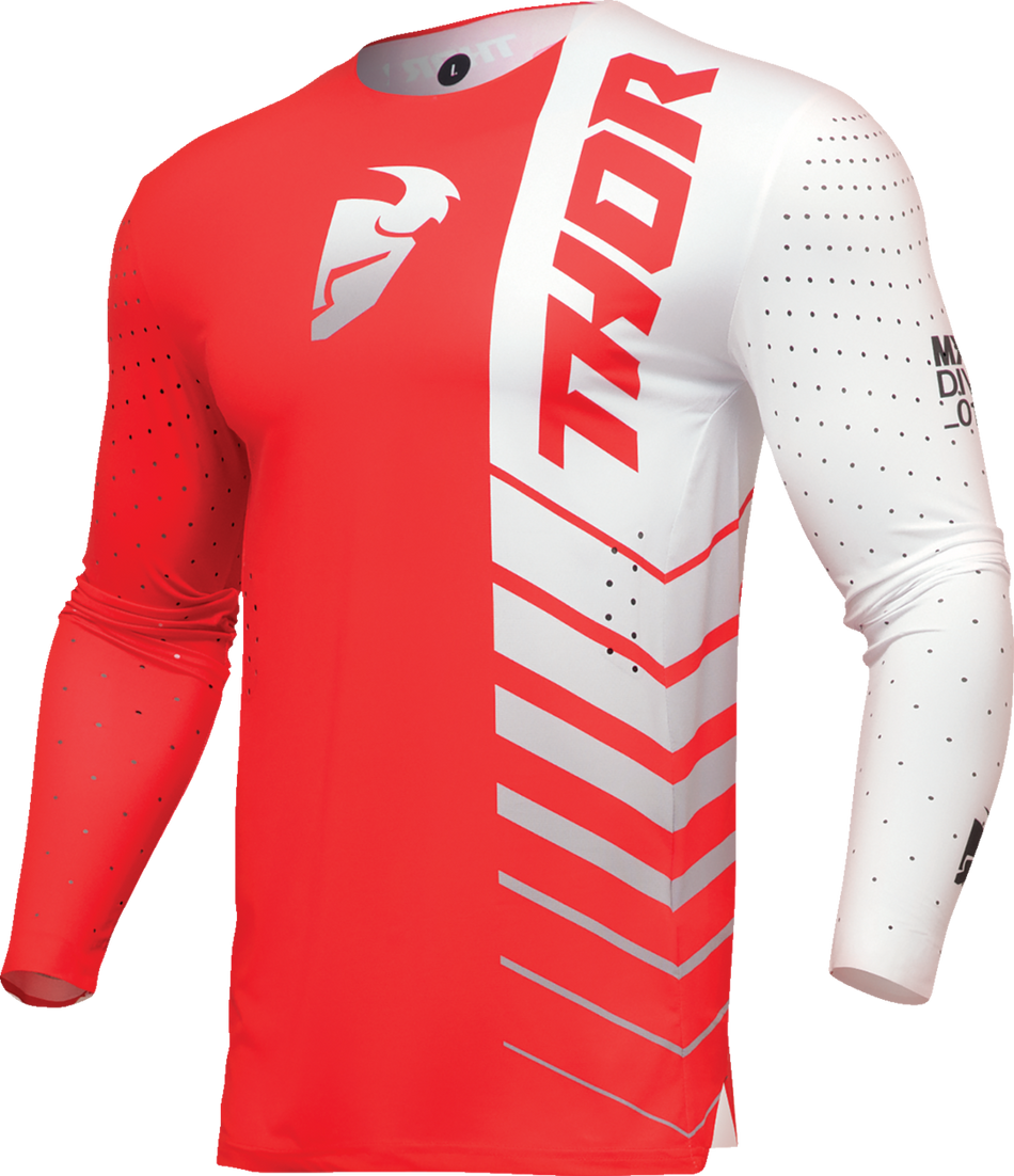 THOR Prime Analog Jersey - Red/White - Large 2910-7697