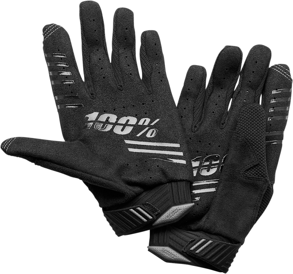 100% R-Core Gloves - Black - Medium 10027-00001