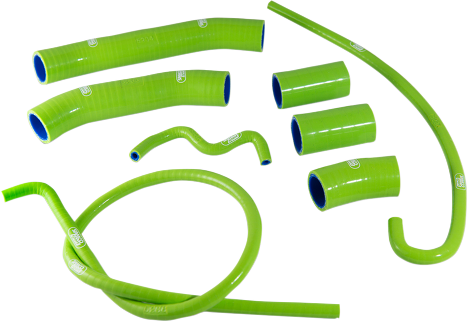 SAMCO SPORT Radiator Hose Kit - Green - Kawasaki KAW-81GRN