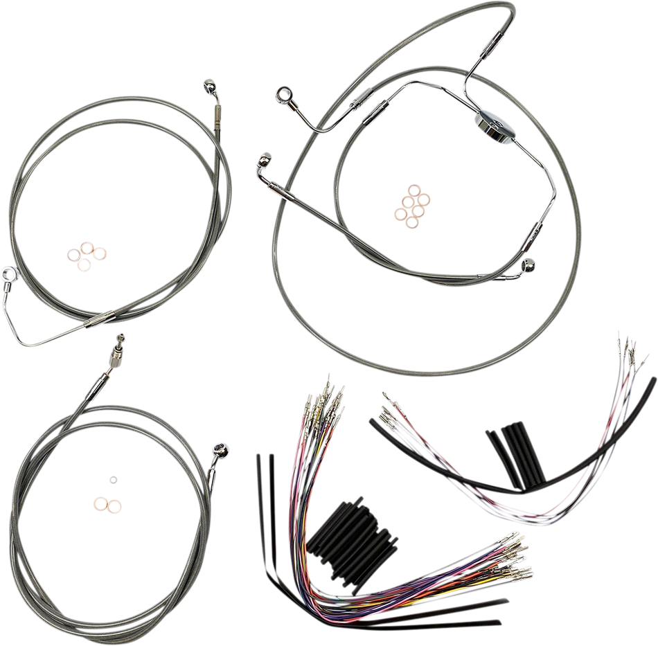 MAGNUM Control Cable Kit - XR -  Glide  2008-2012  Stainless Steel 589001