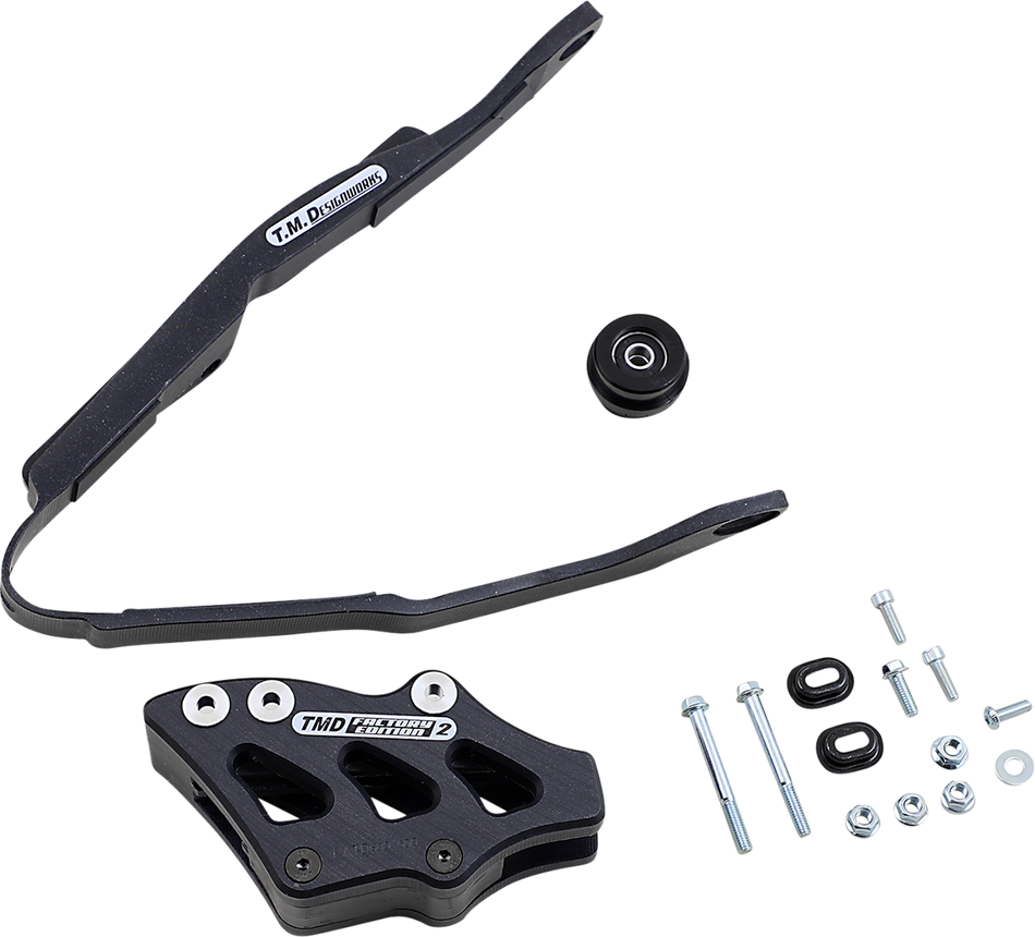 T.M. DESIGNWORKS Chain Guide/Slider - Honda - Black HCP-H07-BK