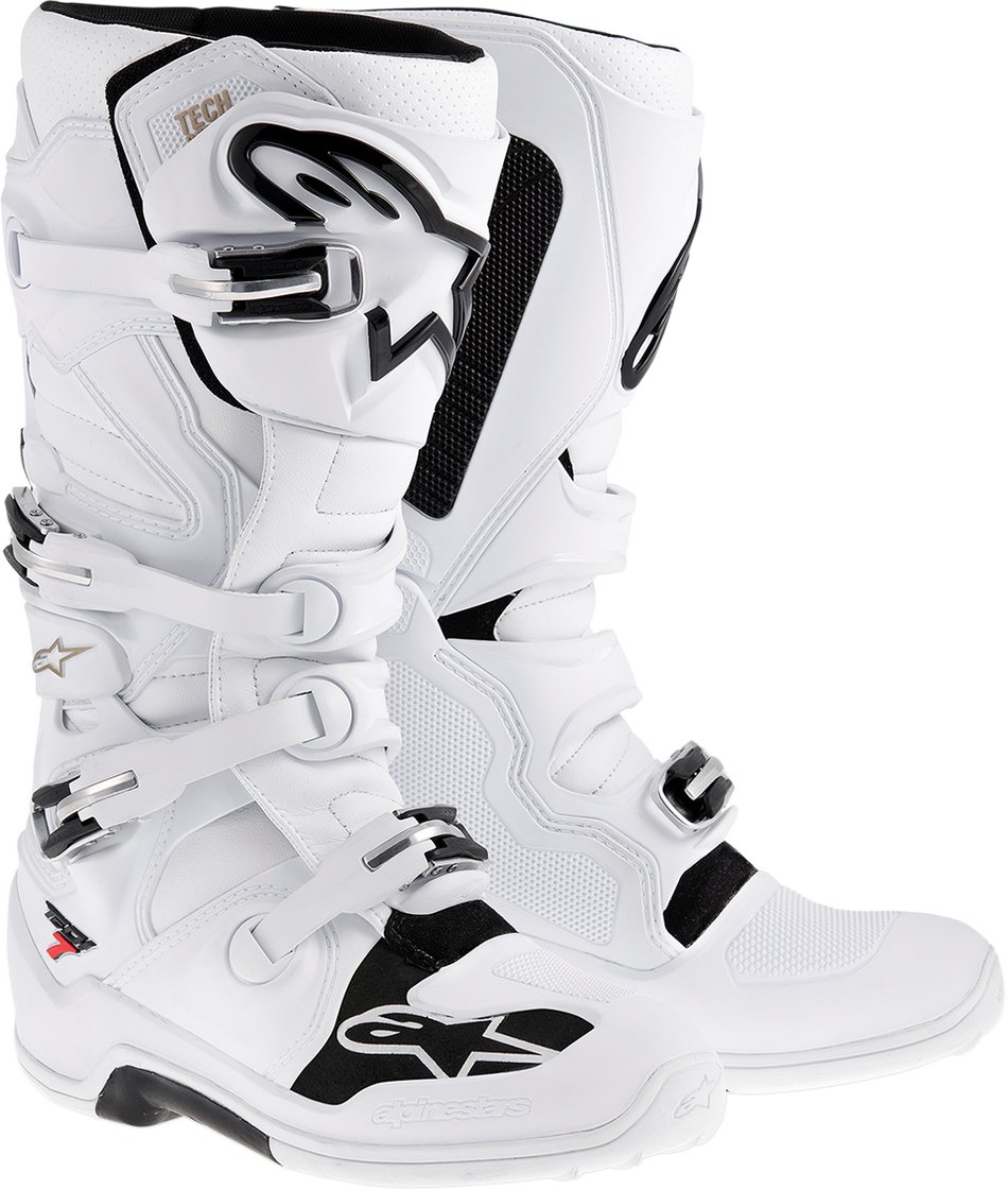 Botas ALPINESTARS Tech 7 - Blanco - US 8 2012014208 