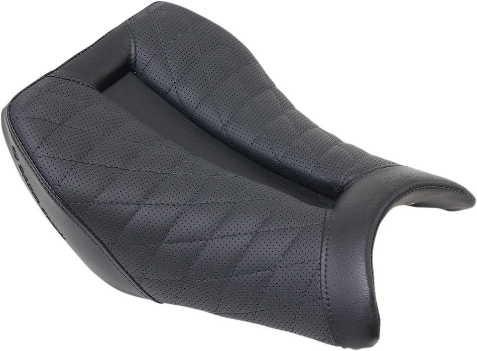 SADDLEMEN Track Seat - Lattice Stitch - Black - S1000RR '12-'18 0810-BM44