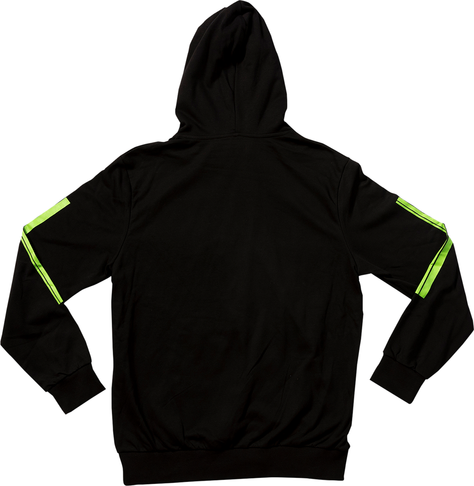 D'COR VISUALS Kawasaki Race Sweatshirt - Black - Medium 85-206-2