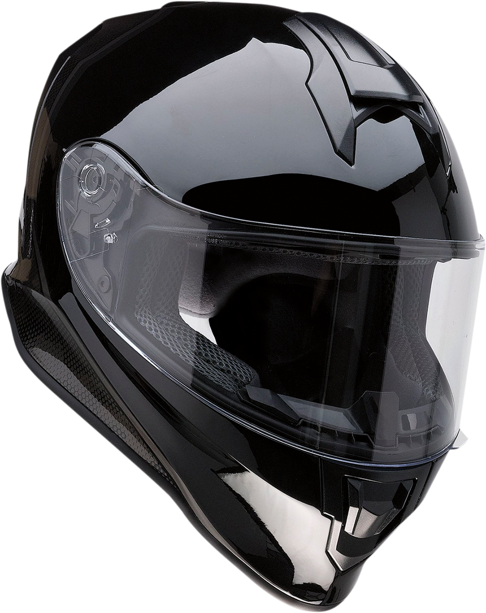 Casco Z1R Youth Warrant - Negro brillante - Mediano 0102-0243 