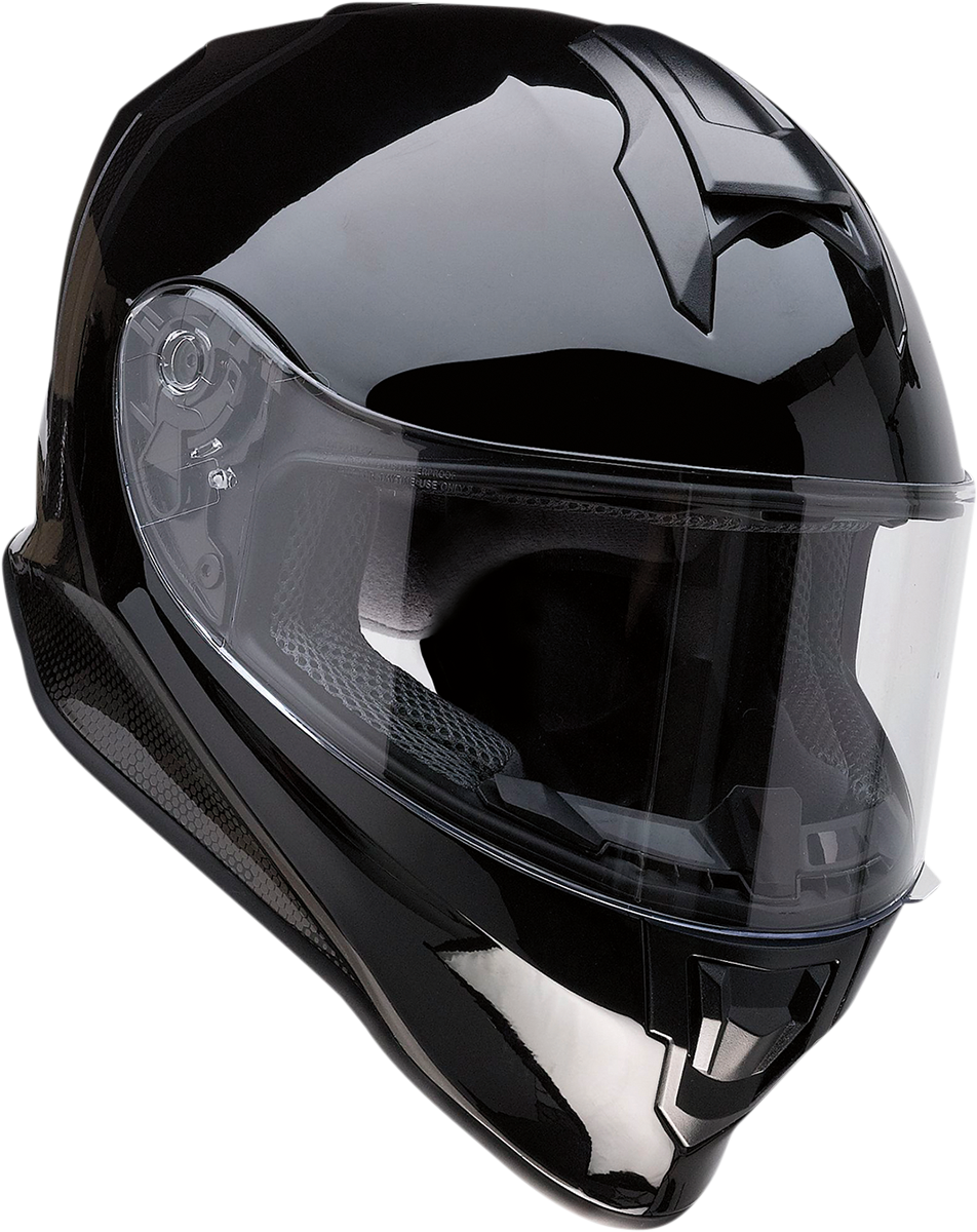 Casco Z1R Youth Warrant - Negro brillante - Grande 0102-0244 