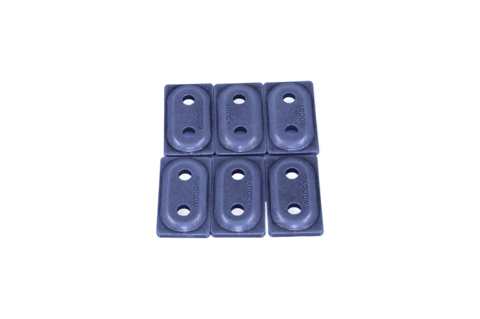 Woodys Double Digger Aluminum Supportplates 6pcs. ADD23775-6