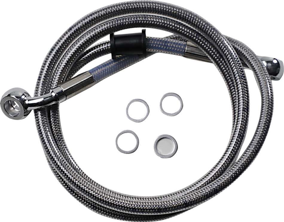 DRAG SPECIALTIES Brake Line - +2" - Stainless Steel - XL 618763-2