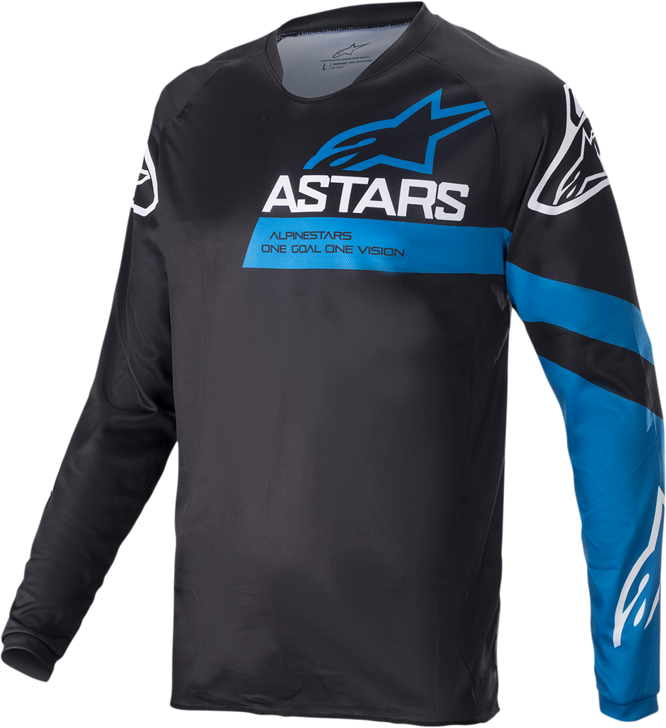 Maillot de manga larga ALPINESTARS Racer V3 - Negro/Azul brillante - XL 1762822-1078-XL 