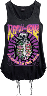 LETHAL THREAT Ready4Love Tanktop für Damen, Schwarz, 1XL LA206101X 