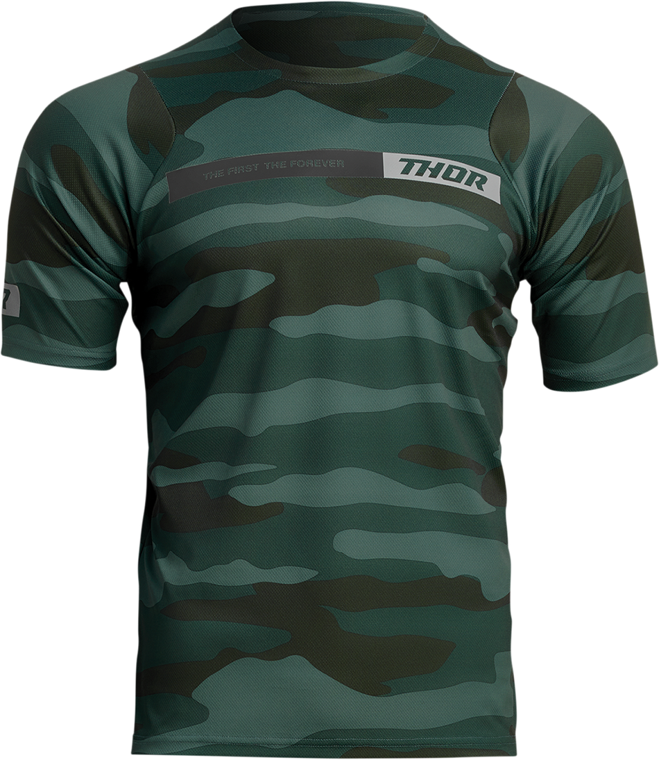 THOR Assist Jersey - Short-Sleeve - Camo Green - XS 5020-0019