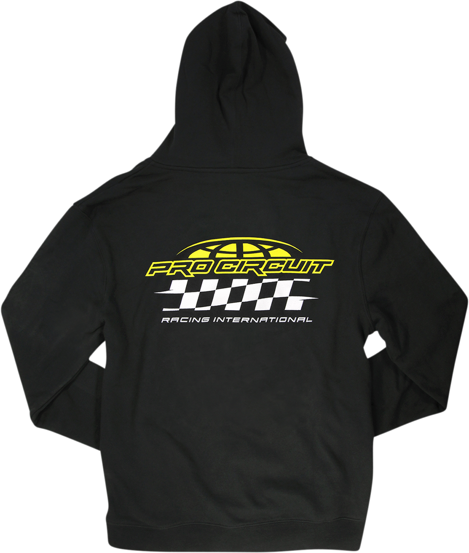 PRO CIRCUIT Racer Zip Hoodie - Black - 3XL 6511920-060