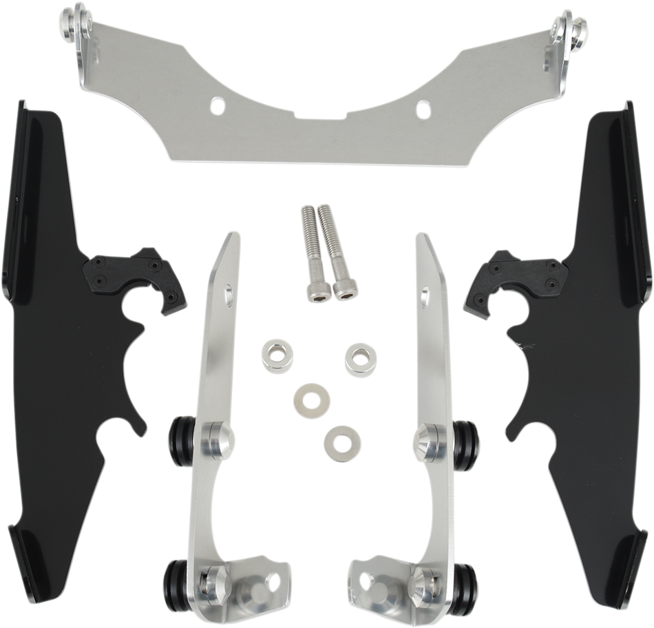 MEMPHIS SHADES Batwing Trigger Lock Mounting Kit - Sabre - Black MEM8991