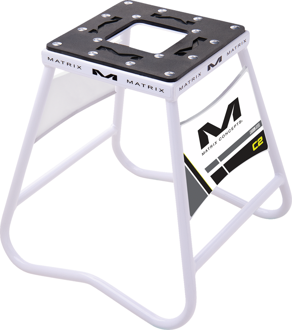 MATRIX CONCEPTS,LLC Steel Stand - White C2-100