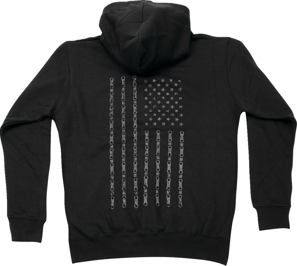 Sudadera con capucha Z1R Merica - Negro - Mediana 3050-6563 