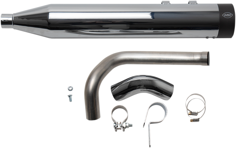 S&S CYCLE Shadow Muffler - Chrome FOR 09-20 MODELS ONLY 550-0829