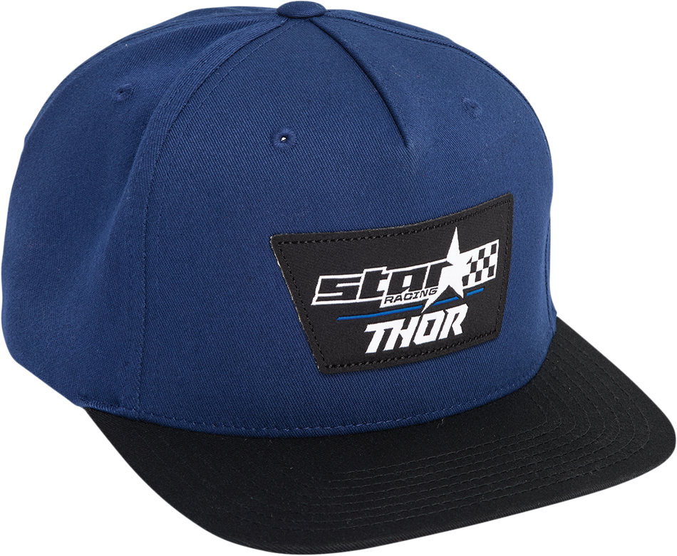 THOR Star Racing Champ Snapback Hat - Navy 2501-3824