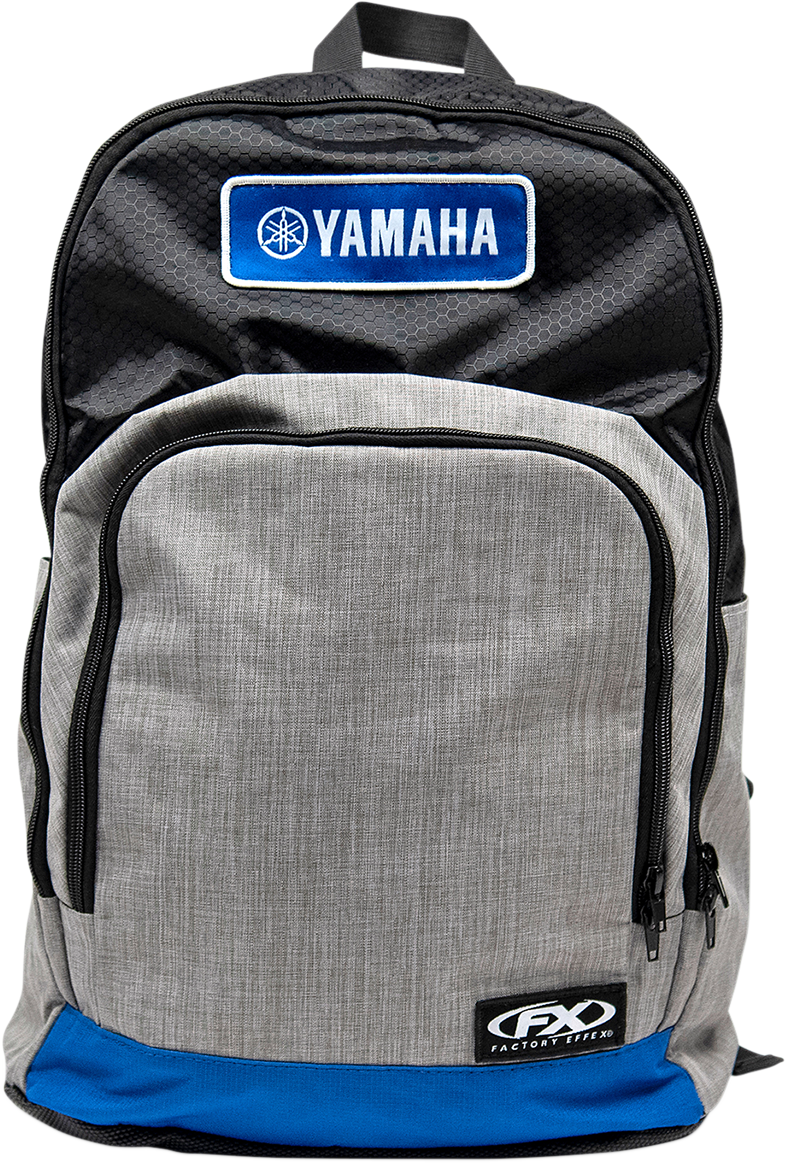 FACTORY EFFEX Yamaha Standard Backpack - Black/Gray/Blue 23-89210