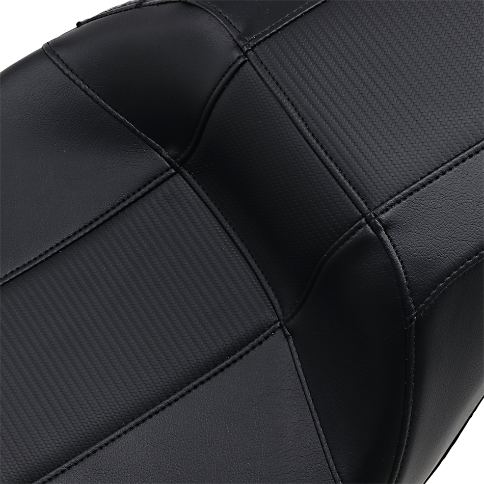 Asiento LE PERA Outcast GT-2 - 2-Up - Sin respaldo - Fibra de carbono negra - FLH LK-997GT3 