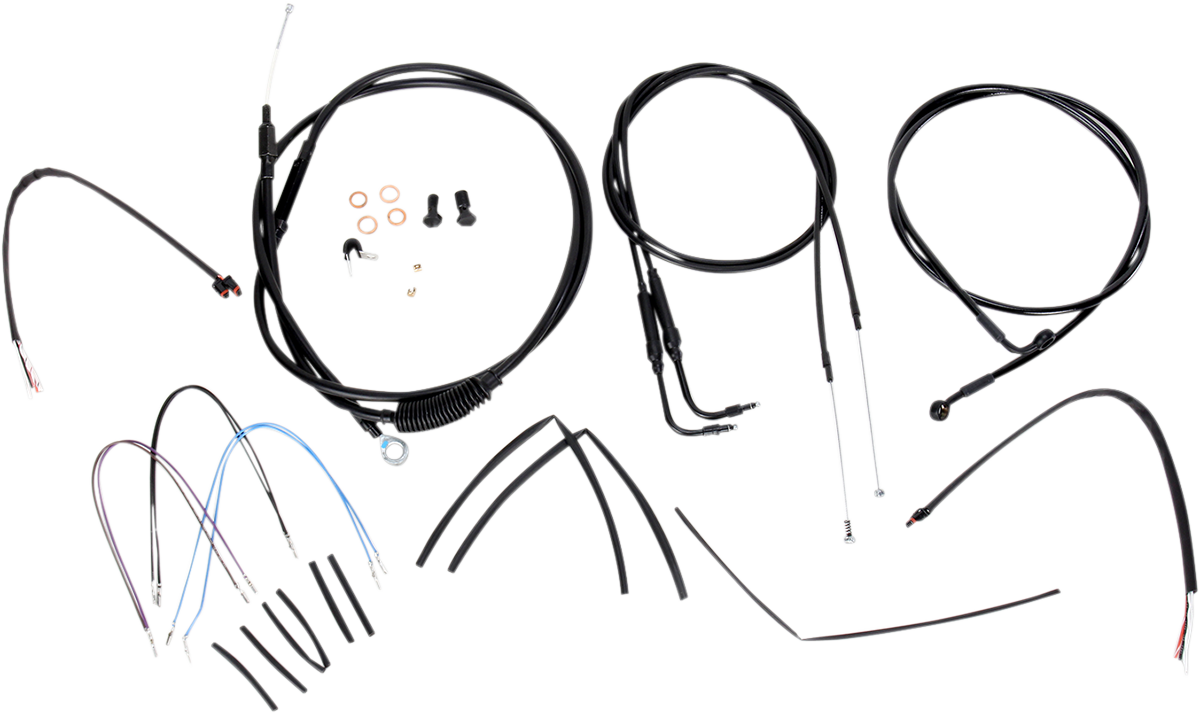 BURLY BRAND Control Kit - 18" Ape Hanger Handlebars B30-1074