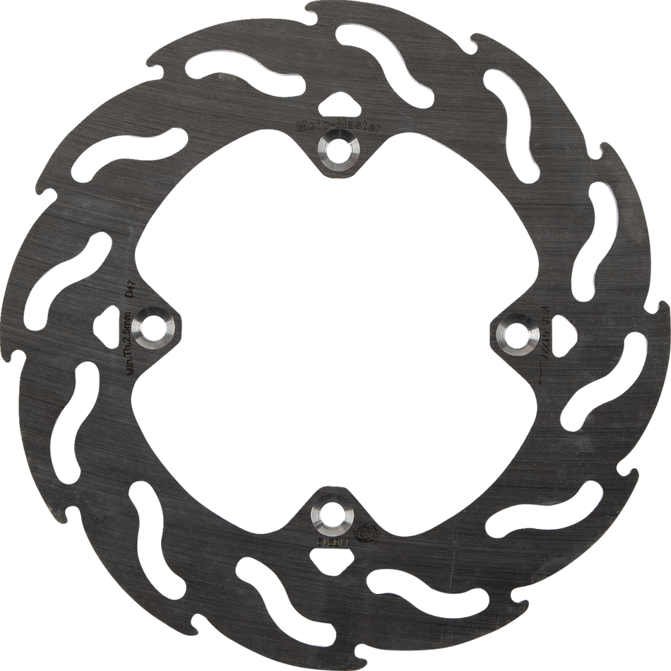 MOTO-MASTER Brake Rotor - Rear - Flame 110212-PU