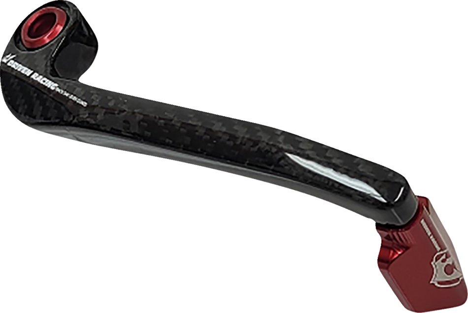 DRIVEN RACING Lever Guard - Carbon Fiber - Brake - Red DCTDLG-1-RD