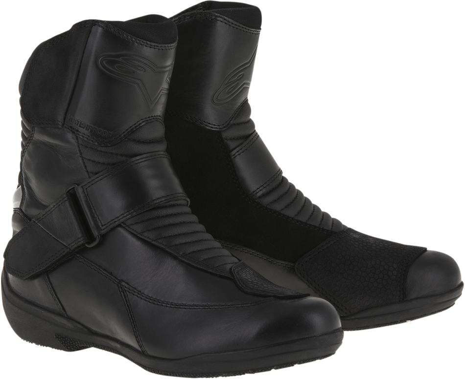 ALPINESTARS Stella Valencia Waterproof Boots - Black - US 8 / EU 39 2442216-10-39