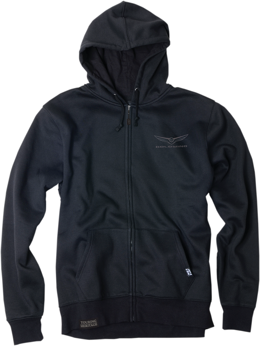 FACTORY EFFEX Goldwing Burst Zip Hoodie - Black - Medium 25-88812