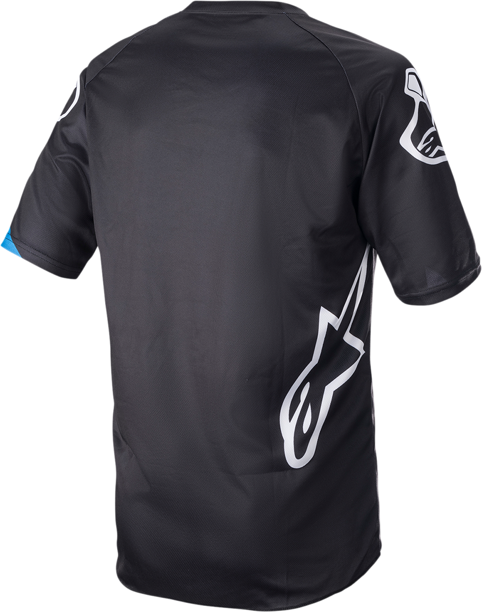 Camiseta ALPINESTARS Racer V3 - Negro/Azul brillante - Mediano 1762922-1078-MD 
