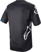 Camiseta ALPINESTARS Racer V3 - Negro/Azul brillante - Mediano 1762922-1078-MD 