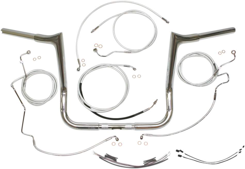 MAGNUM Handlebar Kit - Viking - 14" - Sterling Chromite II 38834-414