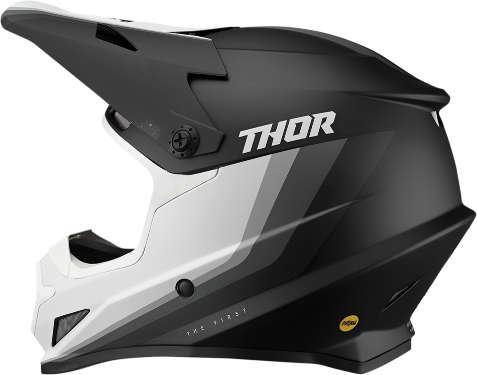 THOR Sector Helmet - Runner - MIPS - Black/White - Large 0110-7317