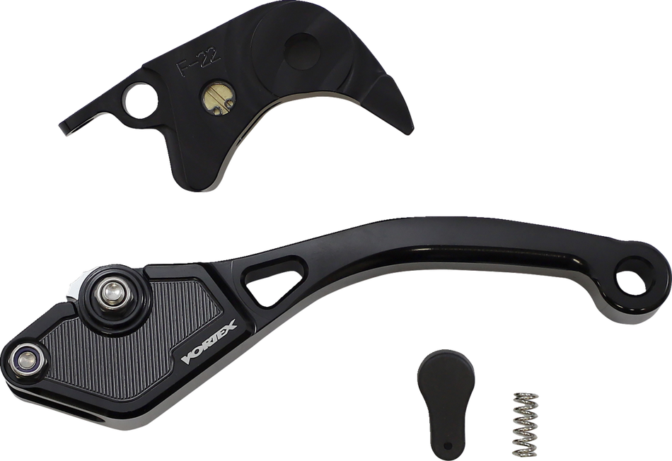 VORTEX Brake Lever - Short - Black LVB162