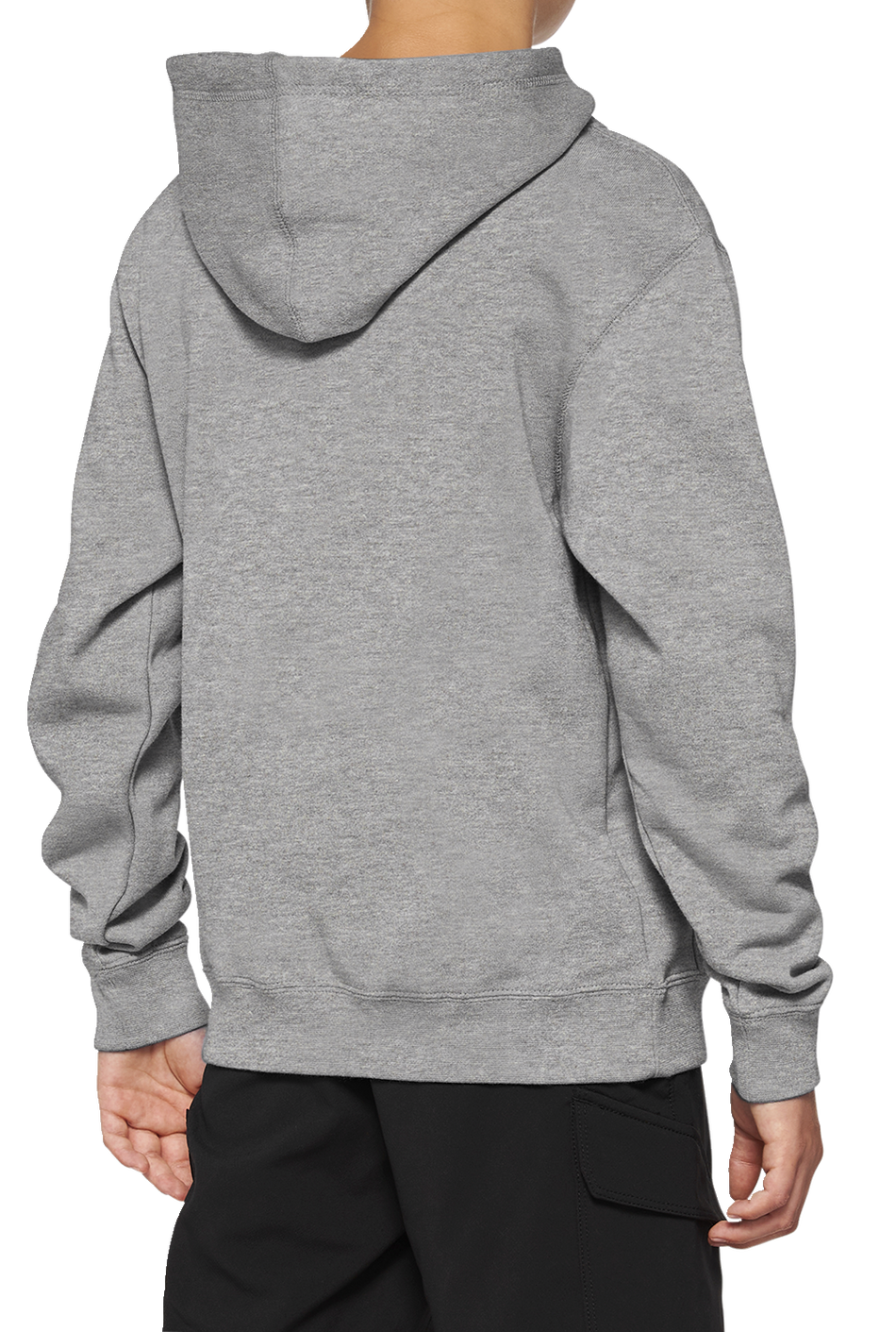 100% Youth Icon Hoodie - Gray - Large 20030-00006