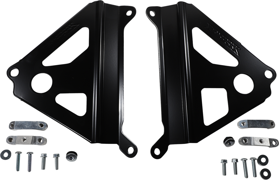 WORKS CONNECTION Radiator Brace - Black - Yamaha 18-B268