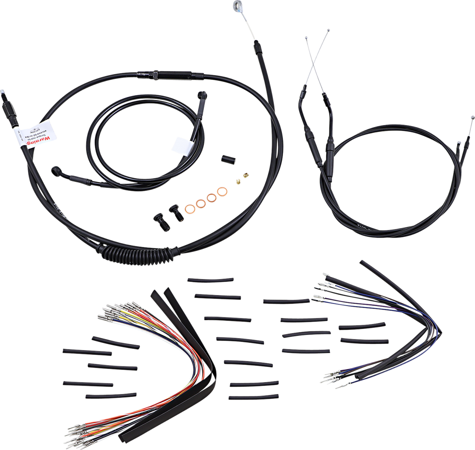 BURLY BRAND Control Kit - 16" Ape Hanger Handlebars B30-1035