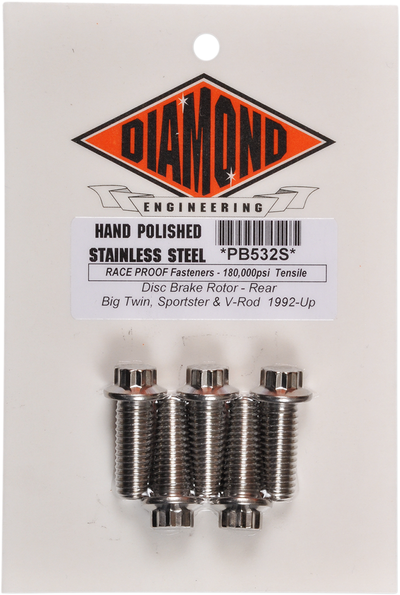 DIAMOND ENGINEERING Schraubensatz - Rotor - Hinten PB532S 