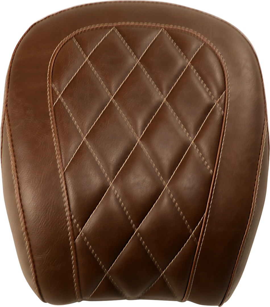 MUSTANG Passenger Seat - Diamond - Brown - FLHC/S 83006