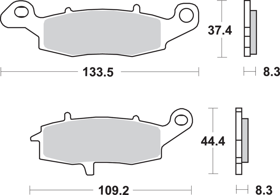 SBS LS Brake Pads - Vulcan - 704LS 704LS